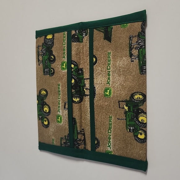 New handmade cotton cloth John Deere checkbook cover - Picture 2 of 3